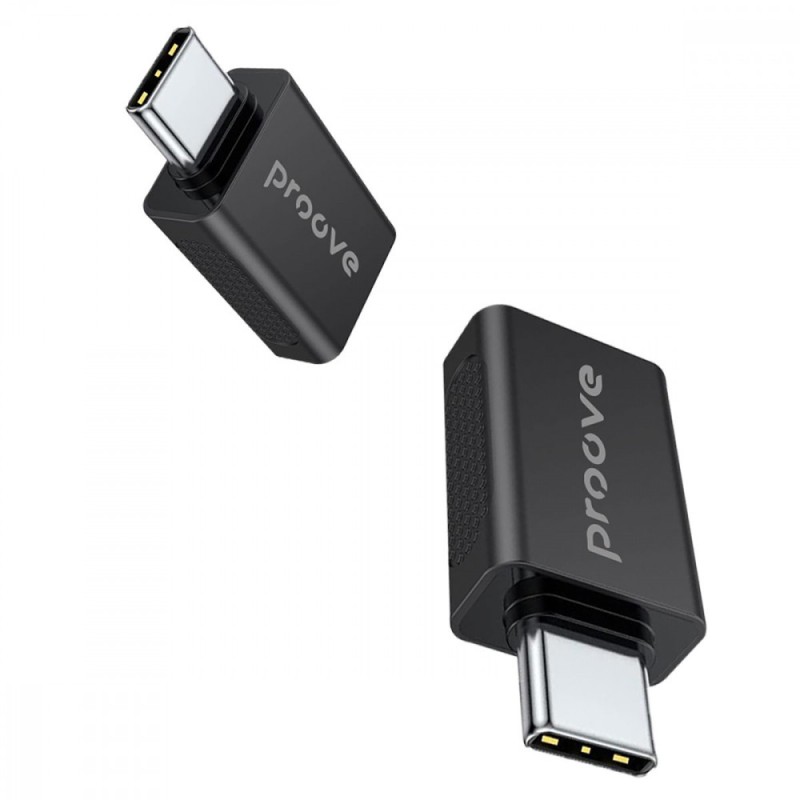Перехідник OTG Proove Extension USB to Type-C black Перехідник OTG Proove Extension USB to Type-C black