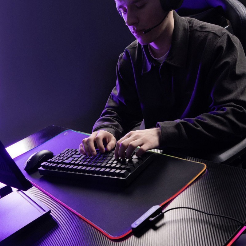 Proove Gaming Offland Black RGB gaming surface (MPOF00022401)