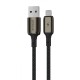 Кабель Proove Dense Metal USB to Lightning 2.4A (1m) Black