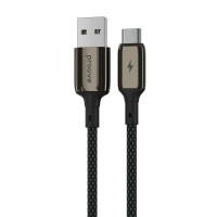 Cable Proove Dense Metal USB to Type-C 2.4A (1m) Black Cable Proove Dense Metal USB to Type-C 2.4A (1m) Black