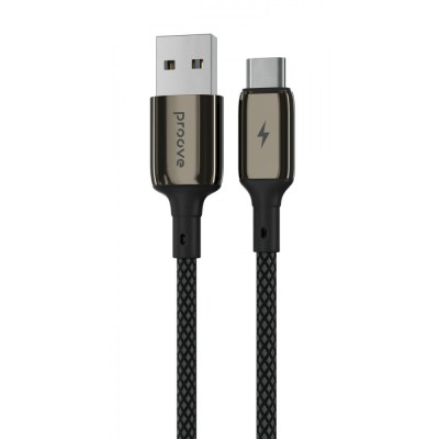 Cable Proove Dense Metal USB to Type-C 2.4A (1m) Black