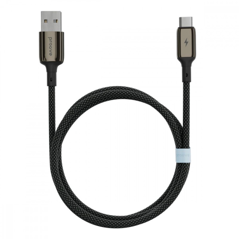 Cable Proove Dense Metal USB to Type-C 2.4A (1m) Black
