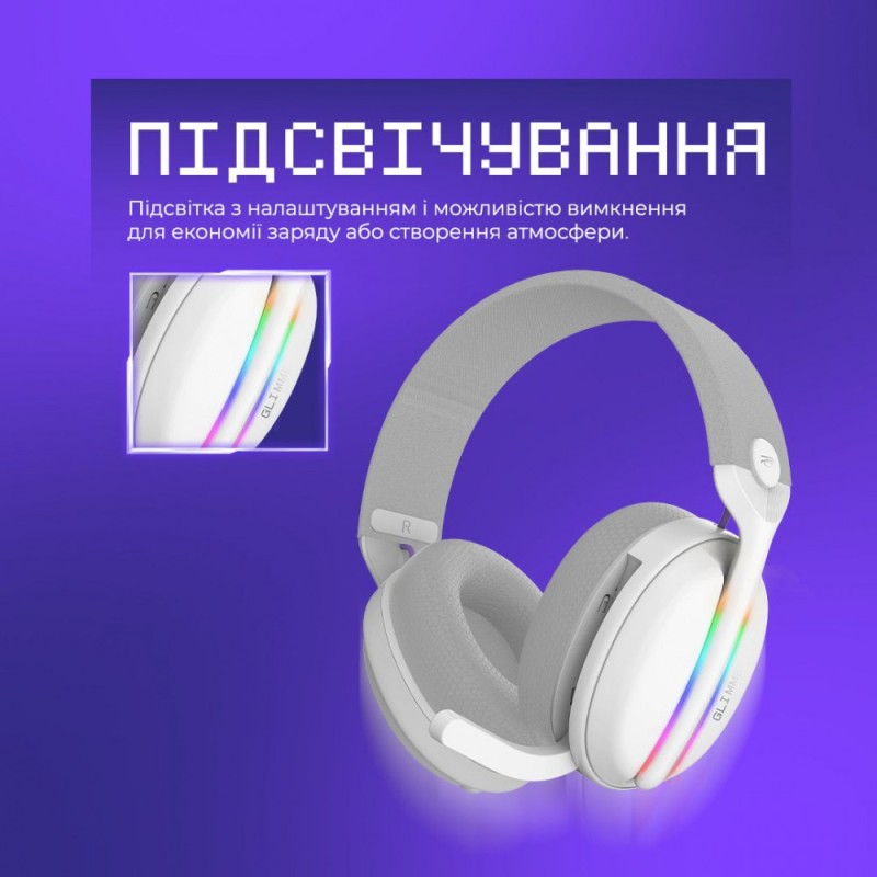 Беспроводная игровая гарнитура Proove Gaming Glimmer (APP) Black