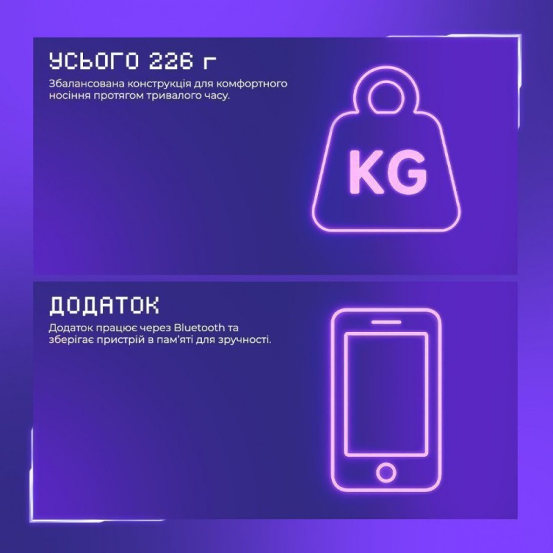 Беспроводная игровая гарнитура Proove Gaming Glimmer (APP) White