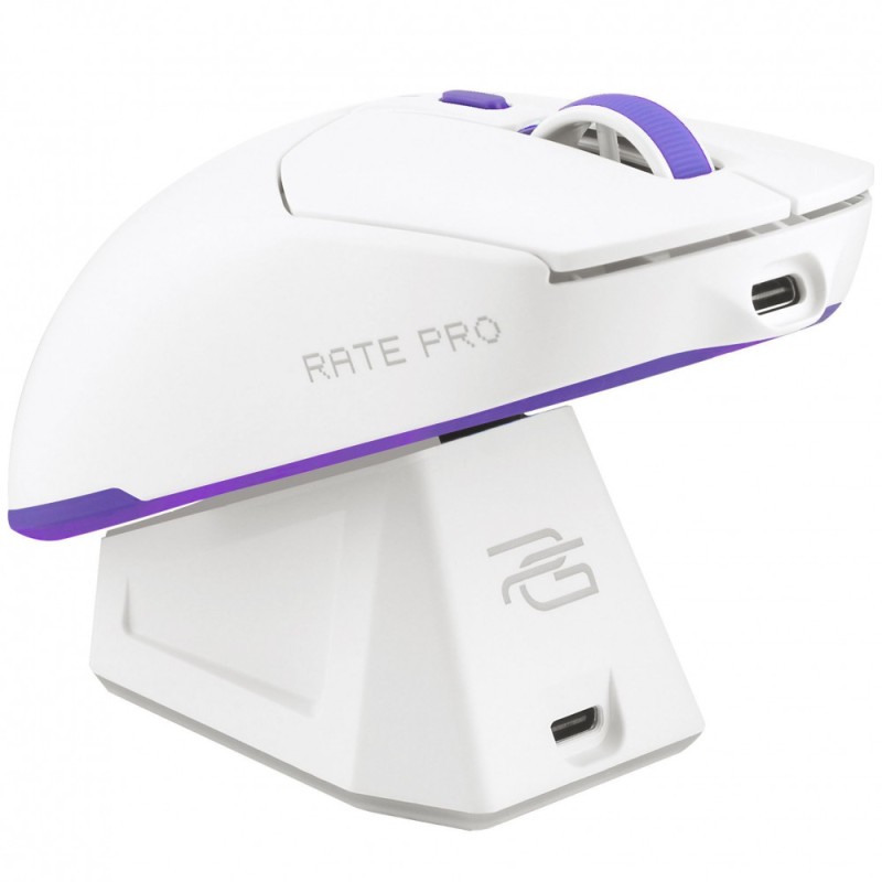 Бездротова ігрова миша Proove Gaming Rate Pro with Charging Dock White