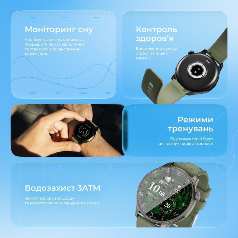 Смарт Часы Proove Terra with GPS Graphite