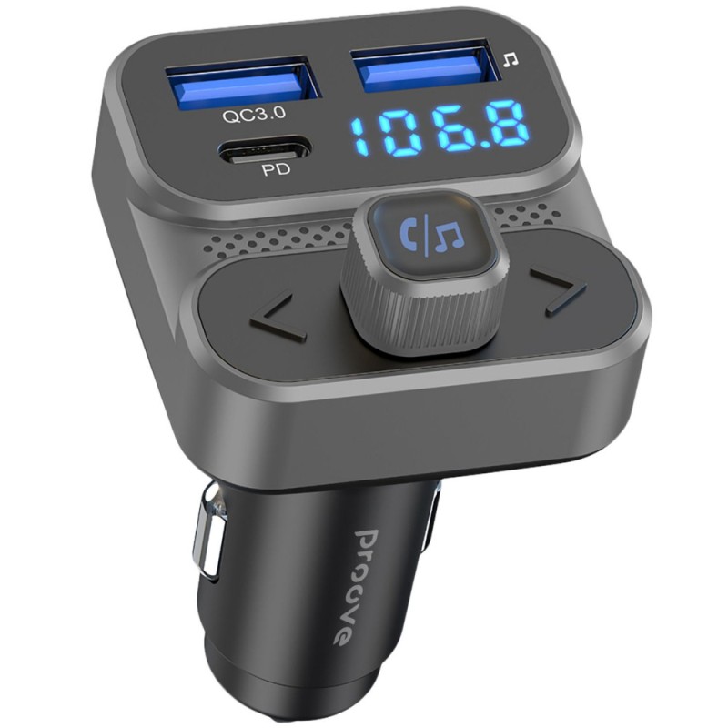 AZP Proove FM Launcher Luxor SE 36W (PD+QC3.0) Type-C+USB Gray