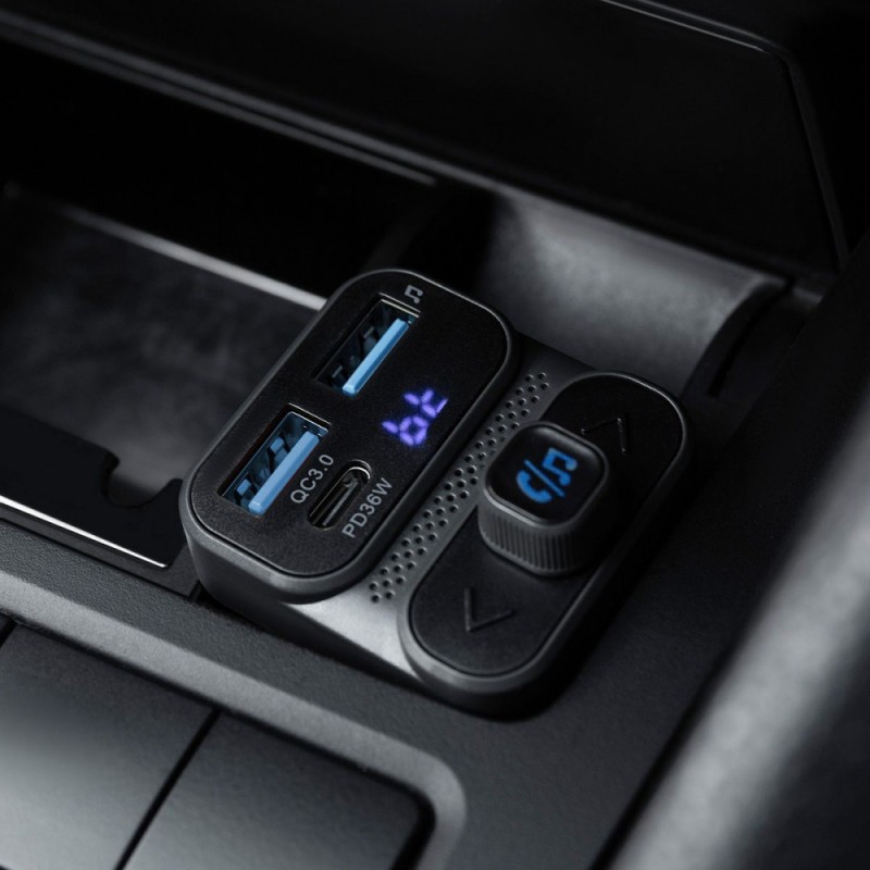 AZP Proove FM Launcher Luxor SE 36W (PD+QC3.0) Type-C+USB Gray