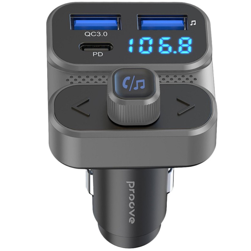 AZP Proove FM Launcher Luxor SE 36W (PD+QC3.0) Type-C+USB Gray