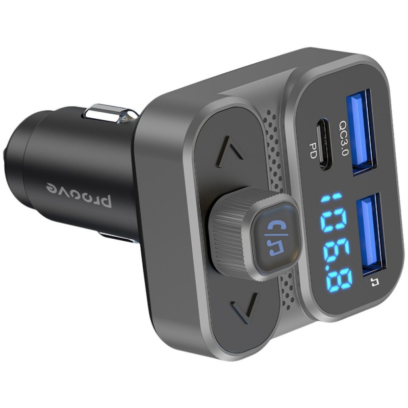 AZP Proove FM Launcher Luxor SE 36W (PD+QC3.0) Type-C+USB Gray