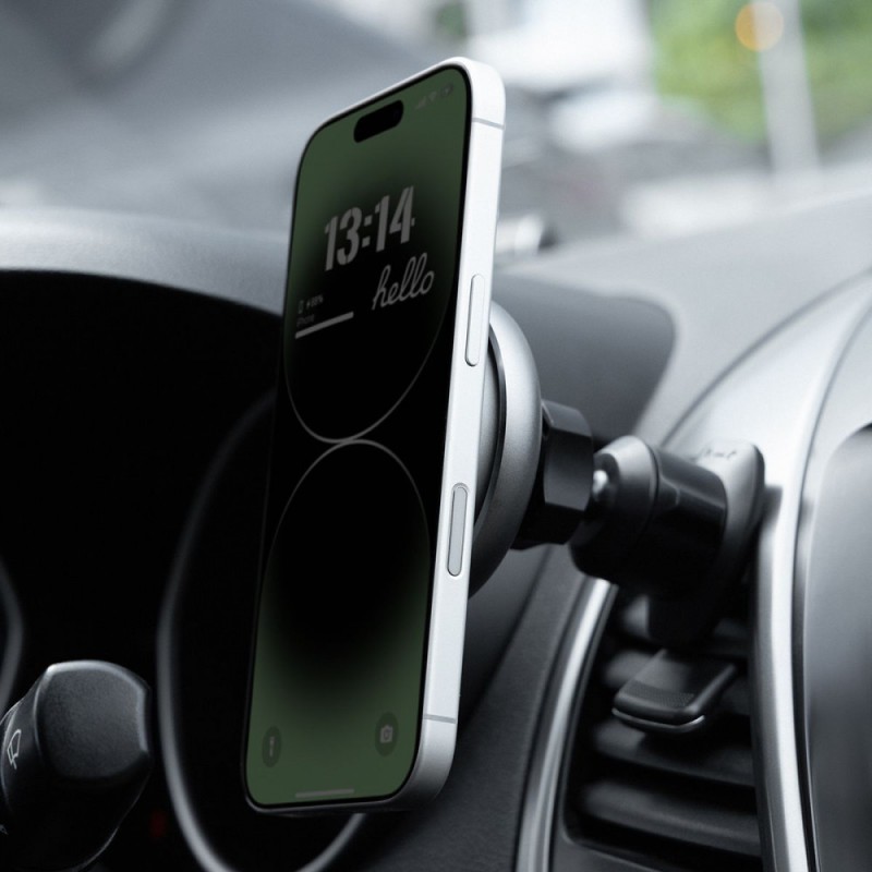 Car holder with Wireless Charger Proove IceCore QI2 15W Gray