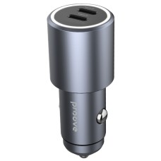 АЗП Proove Double Energy 50W 2xType-C Metal Gray