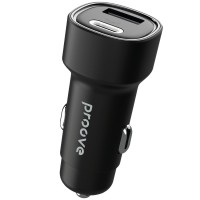Car Charger Proove Flash 48W (Type-C + USB) Black