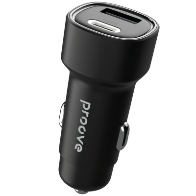 Car Charger Proove Flash 48W (Type-C + USB) Black