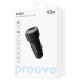 Car Charger Proove Flash 48W (Type-C + USB) Black Car Charger Proove Flash 48W (Type-C + USB) Black