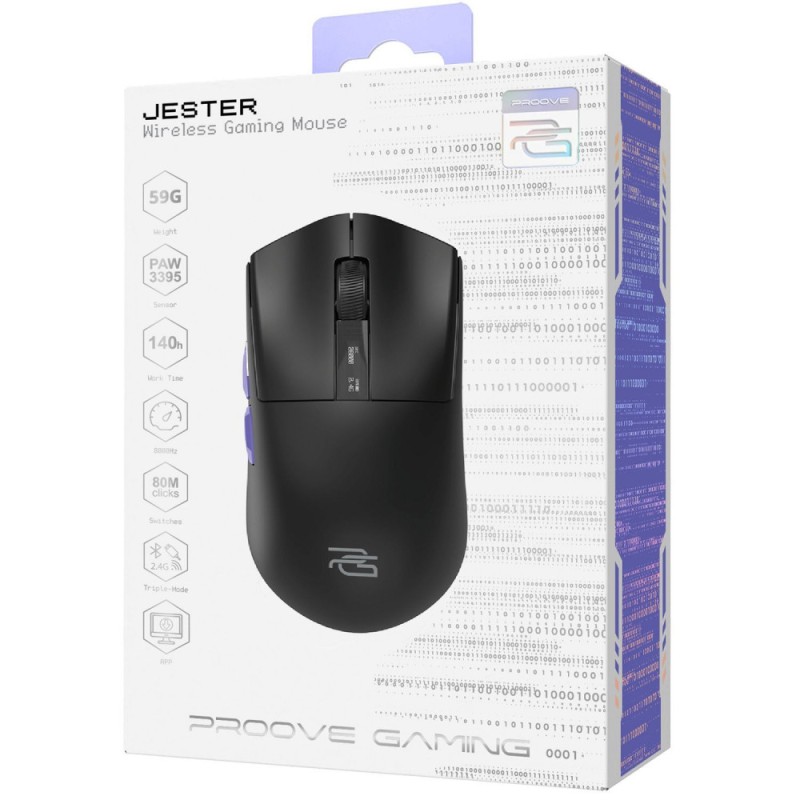 Бездротова ігрова миша Proove Gaming Jester 8K White