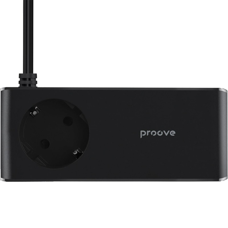 Сетевой фильтр Proove Homester Pro 65W (AC+2xType-C+2xUSB) 1.5m Black