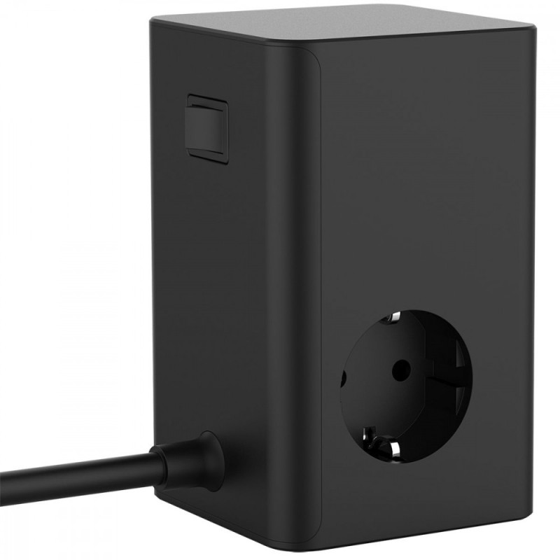 Сетевой фильтр Proove Power Cube 65W (3xAC+2xType-C+1xUSB) 1.5m black