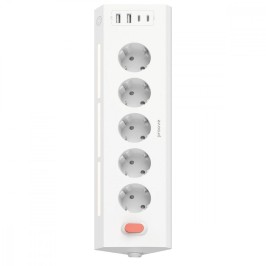 Мережевий фільтр Proove Prism Socket (5xAC + 2xType-C + 2xUSB) 1.6m white