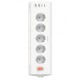 Сетевой фильтр Proove Prism Socket (5xAC + 2xType-C + 2xUSB) 1.6m white