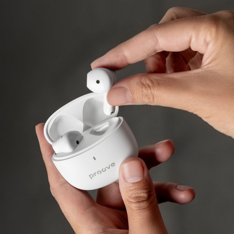 Proove Intro TWS wireless headphones (APP) white