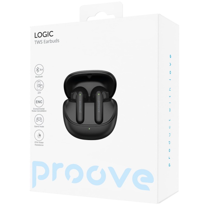 Беспроводные наушники Proove Logic TWS (APP) white Беспроводные наушники Proove Logic TWS (APP) white