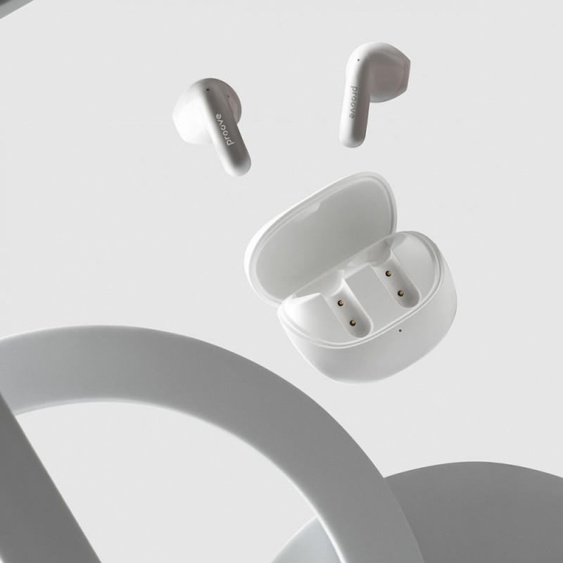 Беспроводные наушники Proove Logic TWS (APP) white Беспроводные наушники Proove Logic TWS (APP) white