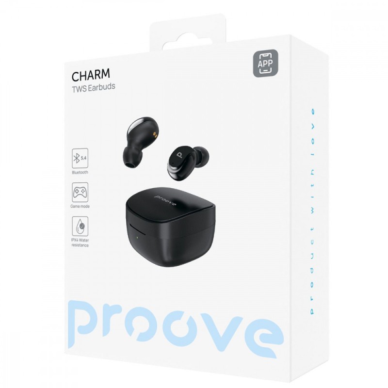 Беспроводные наушники Proove Charm TWS (APP) black