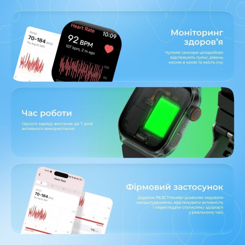 Smart Watch Proove Moment Black