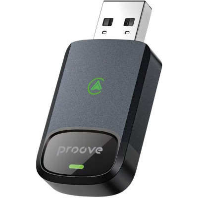 Беспроводной адаптер Proove Unity 2in1 CarPlay / Android Auto gray