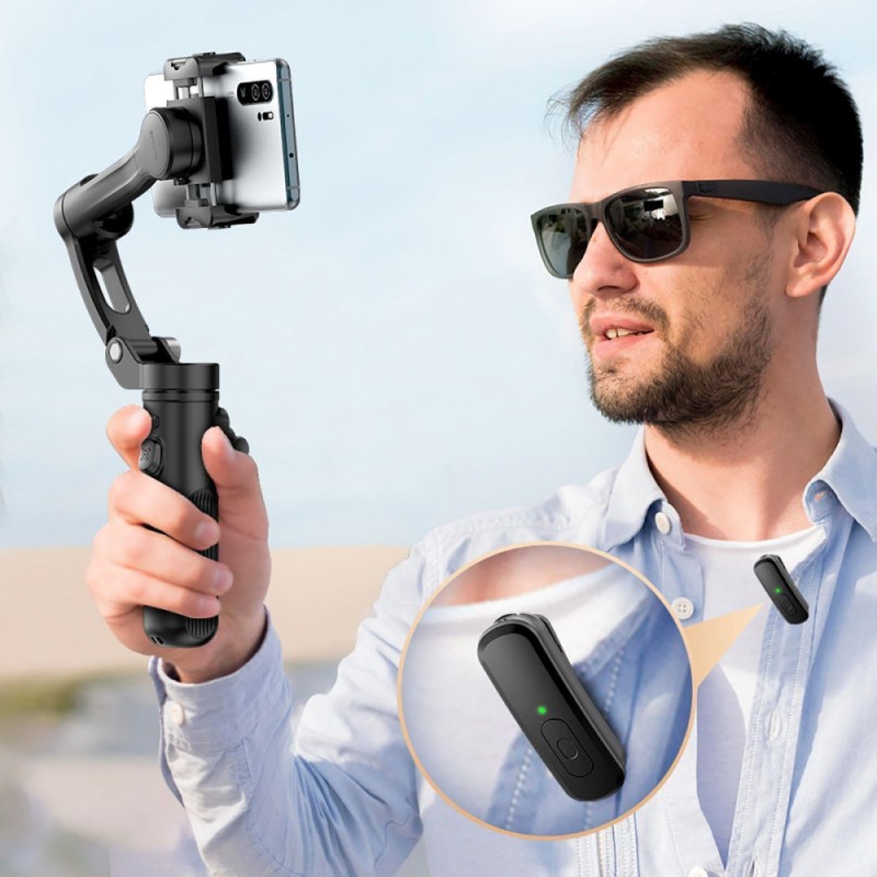Стабилизатор для смартфона Proove Vector Gimbal Stabilizer с AI-трекингом и LED-подсветкой