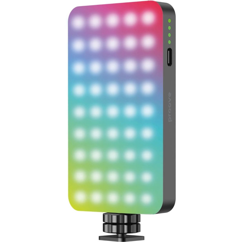 Portable LED Video Light Proove GlowBox Black 129 LED RGB