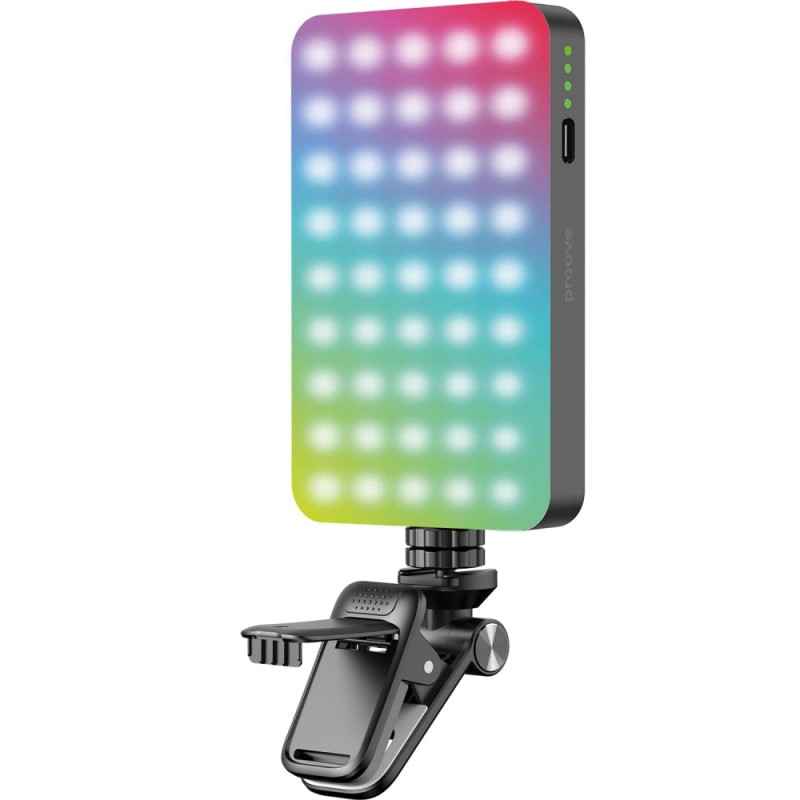 Portable LED Video Light Proove GlowBox Black 129 LED RGB