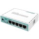 Маршрутизатор Mikrotik hEX RB750Gr3 with Dual Core 880MHz MHz CPU, 256MB RAM, 5 Gigabit LAN ports, U Маршрутизатор Mikrotik hEX RB750Gr3 with Dual Core 880MHz MHz CPU, 256MB RAM, 5 Gigabit LAN ports, U
