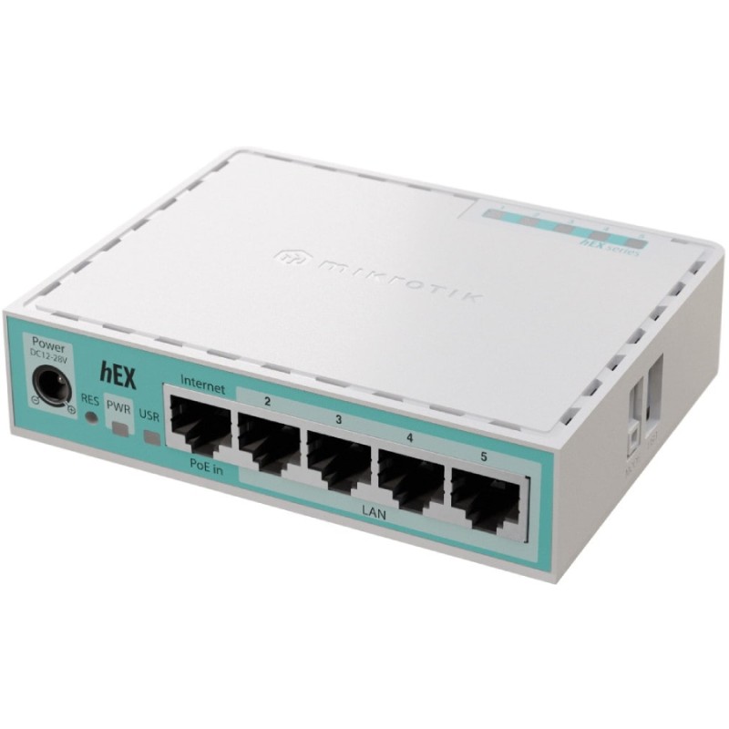 Маршрутизатор Mikrotik hEX refresh 2024 (E50UG), 5x10/100/1000, 1xUSB type A