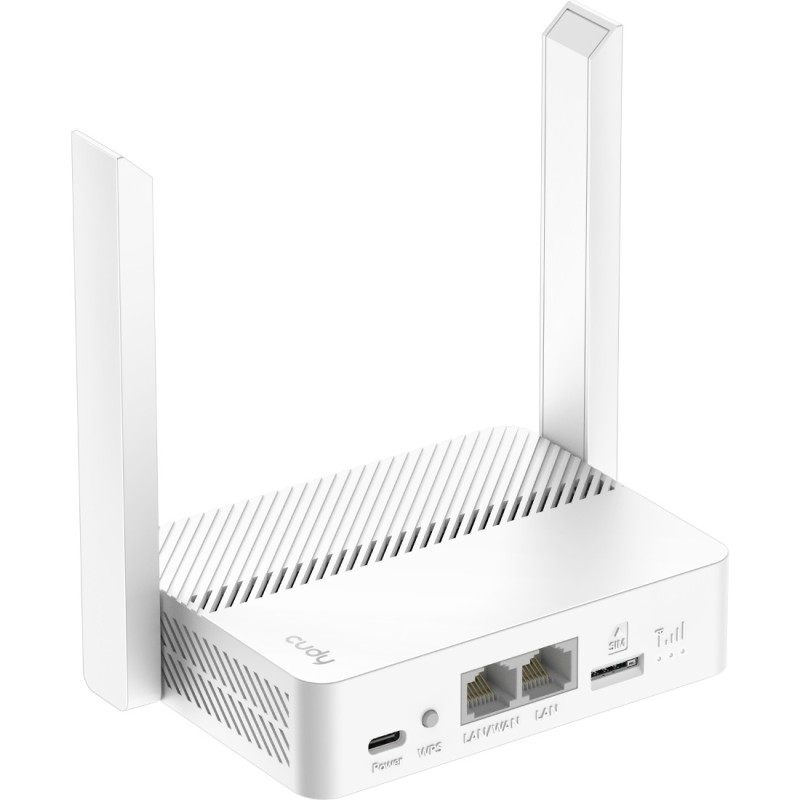 Маршрутизатор Cudy LT300, N300 Wi-Fi, 4G LTE Cat4, USB-C power, Mini Router