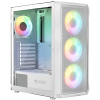 Корпус LogicConcept PORTOS MESH+GLASS ARGB fans 4x120mm WHITE без БЖ ATX Корпус LogicConcept PORTOS MESH+GLASS ARGB fans 4x120mm WHITE без БЖ ATX