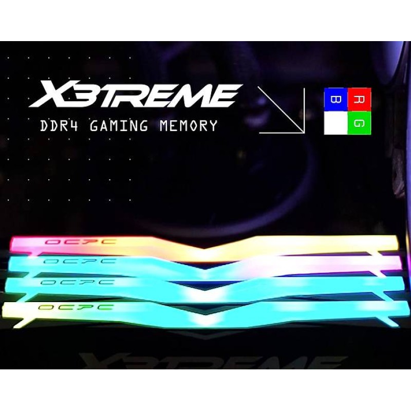 DDR4 16Gb 4000MHz (2*8Gb) OCPC X3 RGB Black Label, Kit