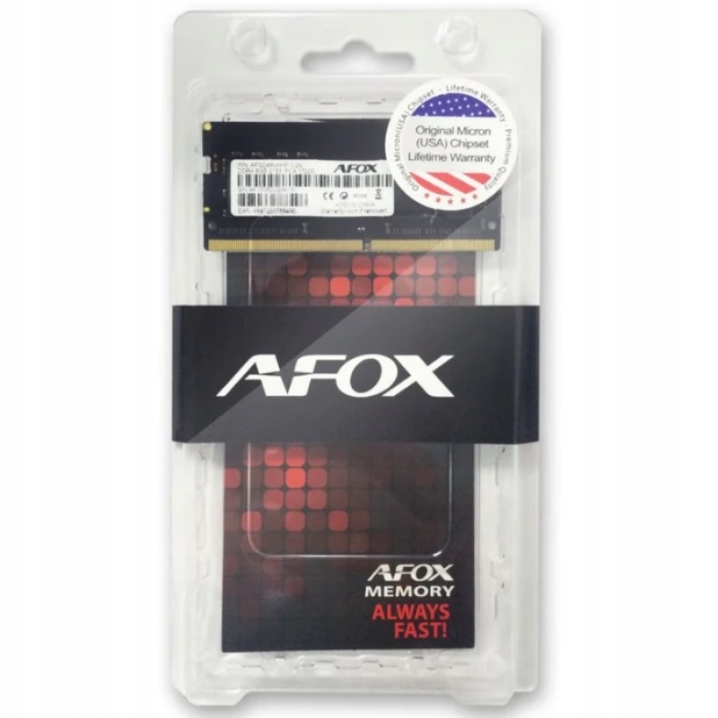 SoDIMM 8Gb DDR4 3200 MHz AFox, Retail