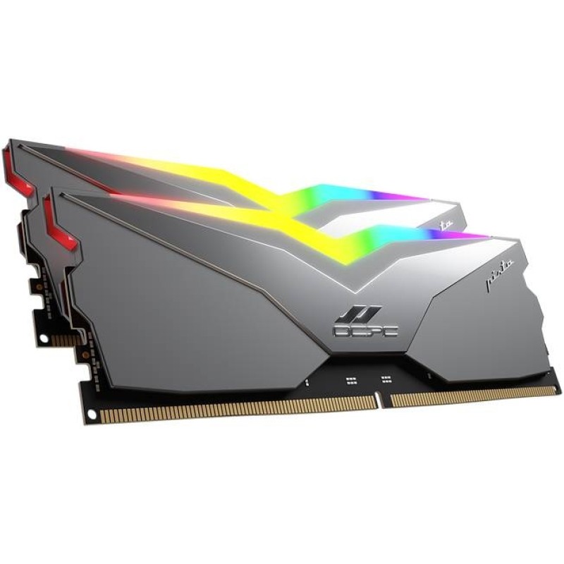 DDR5 64Gb 6200MHz (2*32Gb) OCPC PISTA RGB C40 Titan, Retail Kit
