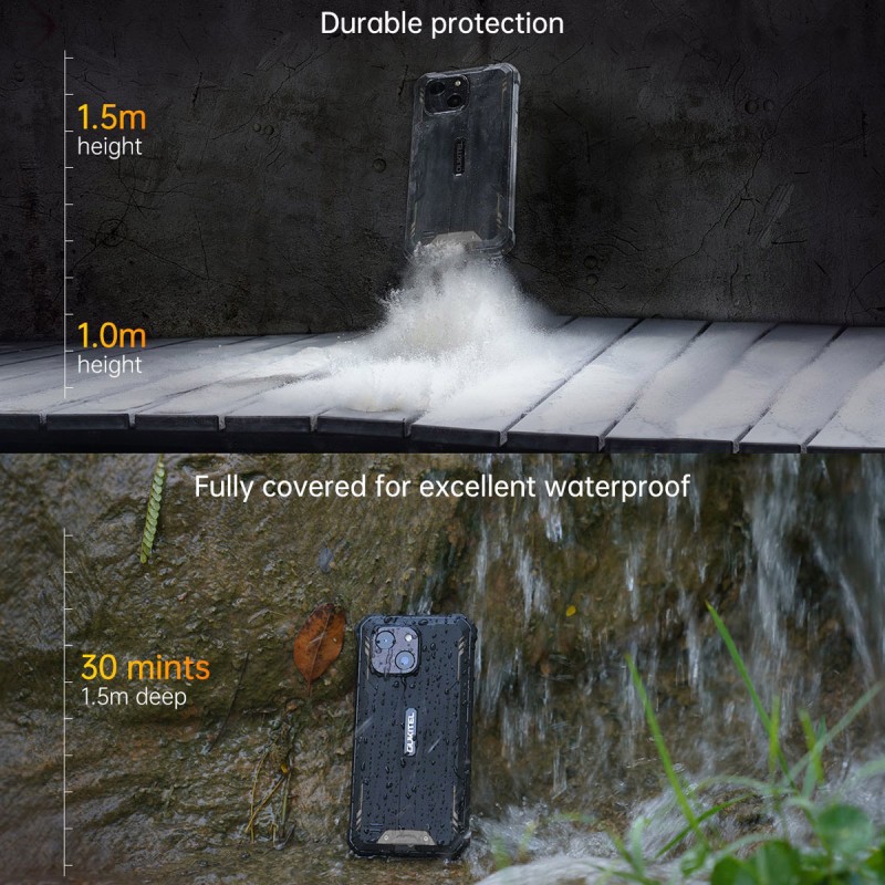 Смартфон Oukitel G2 6"HD+ /4GB/64GB/ T606 / 6300mAh /13+5Мп/ IP69K /NFC Black