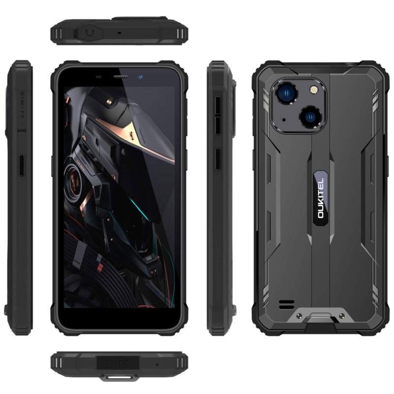 Смартфон Oukitel G2 6"HD+ /4GB/64GB/ T606 / 6300mAh /13+5Мп/ IP69K /NFC Black