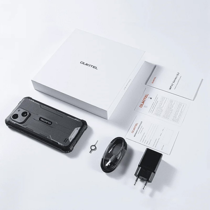 Смартфон Oukitel G2 6"HD+ /4GB/64GB/ T606 / 6300mAh /13+5Мп/ IP69K /NFC Black