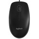 Мишка Logitech B100, 3кн., 1000 dpi, чорна