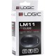 Мишка LogicConcept LM-11, 3 кн., 1000dpi, чорна