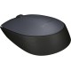 Мишка Logitech M170 бездротова, сіра з чорним
