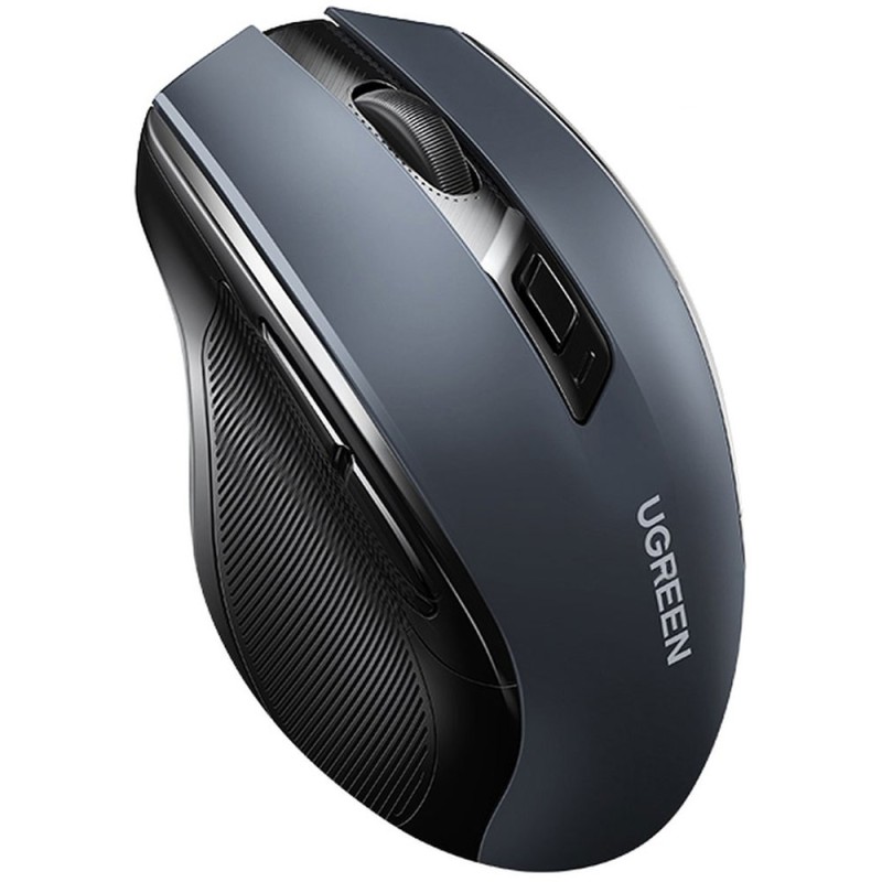 Мишка UGREEN 2.4GHz MU006 бездротова, Bluetooth, 4000dpi., 4кн.,Silence Design, Чорна