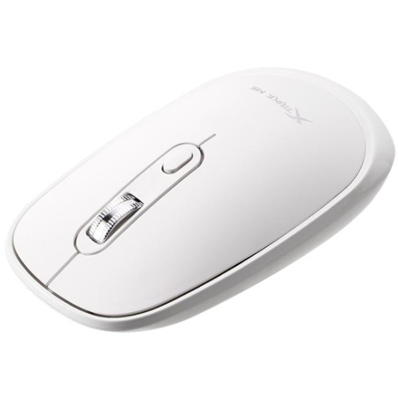 Мишка XTRIKE ME GW-119, бездротова Bluetooth+2.4G, 1600dpi., 4кн., Silent, біла Мишка XTRIKE ME GW-119, бездротова Bluetooth+2.4G, 1600dpi., 4кн., Silent, біла