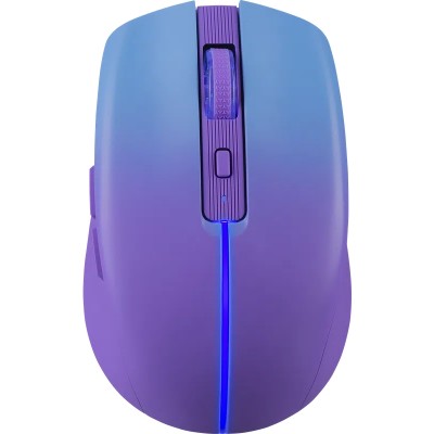 Мишка Defender Mystery MM-301, бездротова Bluetooth+2.4G, 1600 dpi., 4кн., 500mAh,  LED, фіолетова