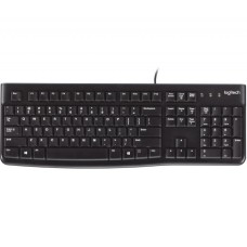 Клавіатура Logitech K120, UA, USB, OEM, чорна
